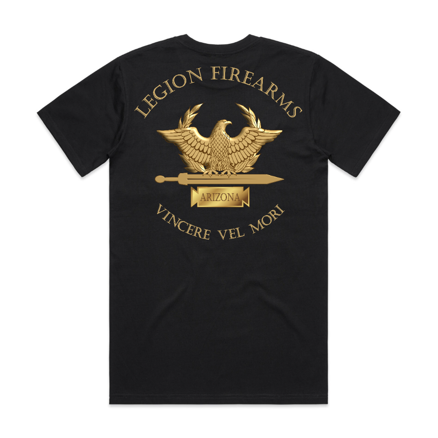 Featured image for “Gold Seal Pocket Tee – Black Shirt”