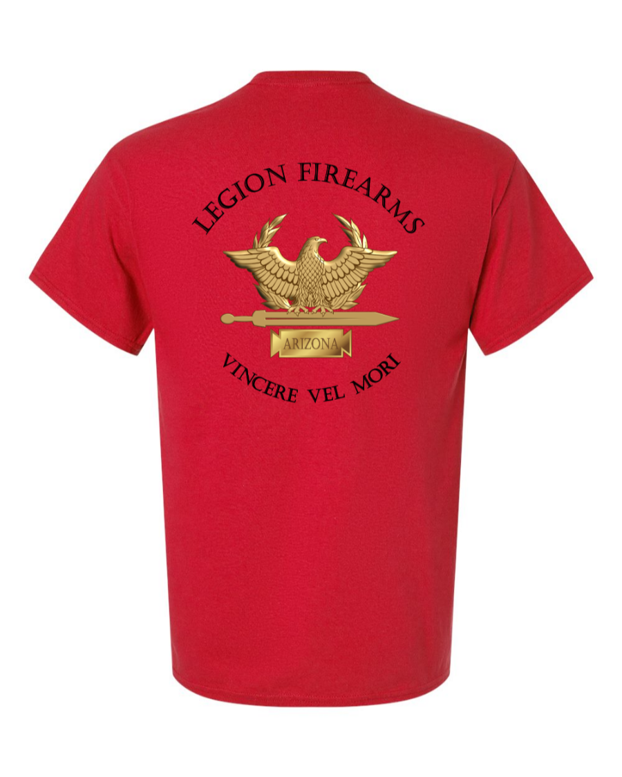 Featured image for “Gold Seal Tee – Red”